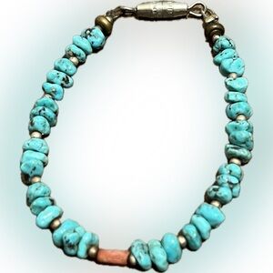 Turquoise Beaded Baby Bracelet